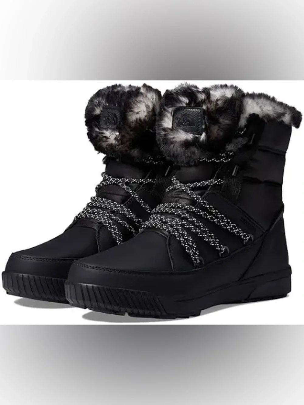 The North Face Sierra Luxe Waterproof TNF Black/Gardenia White 6.5 B (M)